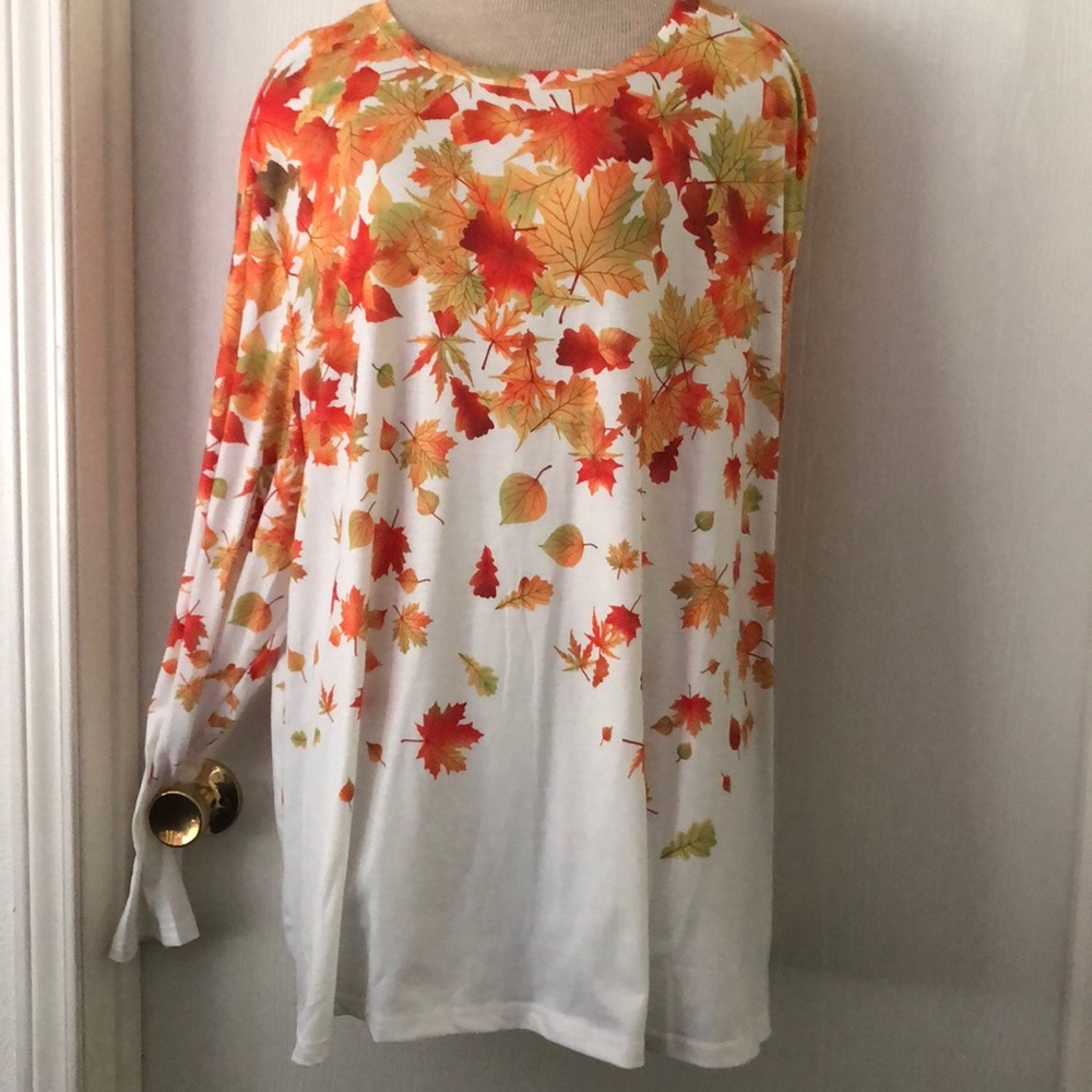 Fall leaf long sleeve shirt